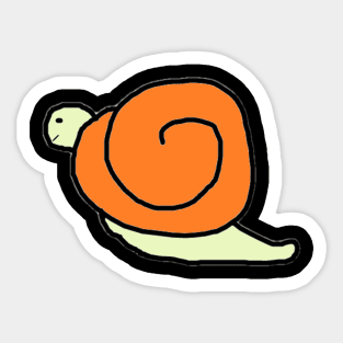 Cute snail Sticker